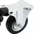 Kalustepyörä 100mm kiinteä vanne - Kalustepyörät - 6419773560699 - 1