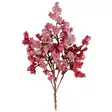 Oksa huurteiset punaiset marjat 20cm koristeoksa askarteluun - Koristeoksat - 6410416565569 - 1