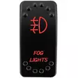 Kytkin rocker led 12 24v 5pin led on off sumuvalo - Auton katkaisimet - 6438471349979 - 1