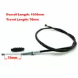 Kytkinvaijeri 125-200cc pituus 103cm - Crossin ja mopon kytkinvaijerit - 6438471004519 - 2