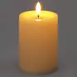 Led kynttilä ivory 7x10 cm valkoinen - Led-kynttilät - 8721037220699 - 1