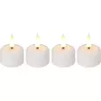 Led lämpökynttilät 4 kpl lepattava liekki - Led-kynttilät - 8720573637039 - 1