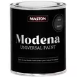Maston modena alkydimaali matta musta 1l yleiskäyttöön - Talomaalit - 6412496048529 - 1