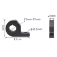 Lisävalon kiinnike 22mm tankoon - Lisävalotelineet ja kiinnikkeet - 6438471340129 - 2