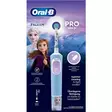 Oral b vitality pro kids frozen lasten sähköhammasharja, sinivalkoinen runko ja frozen aiheiset tarrat koristeluu - Hammasharjat ja sähköhammasharjat - 08006540772409 - 1