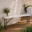 Penkki kokoontaitettava 120cm - Puutarhapenkit ja puutarhakeinut - 6438168117539 - 2