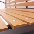 Tyylikäs puutarhapenkki - Puutarhapenkit ja puutarhakeinut - 6438168114859 - 4