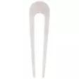 Valkoinen hiusneula kampauksiin 11cm nutturapinni - Hiuslenkit, pinnit ja korut - 6410416544649 - 1
