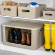 Beige säilytyslaatikko eteisessä - SmartStore muovilaatikot - 6411761081209 - 4