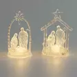 Akryylinen jouluseimiasetelma led valolla - Joulukoristeet - 8721037103589 - 1