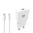Seinälaturi usb c 20 w lightning kaapelilla - Puhelimen laturit - 5412810472819 - 1