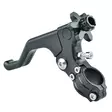 Short stunt clutch lever cable 22mm handlebar aluminum motorcycle titanium grey - Crossin ja mopon ohjaustangot - 6438471311129 - 3