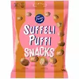 Suffeli puffi snacks suklaakuorrutteinen maissipuffimakeinen 140 g - Karkkipussit - 6416453047259 - 1