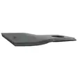 Terälappu vasen 126 x 47 x 4 - Raivaussahan terät - 9611090001009 - 2