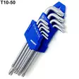 Torx-avainsarja 9-osainen - Kiintolenkkiavaimet ja räikkälenkit - 6430013065149 - 1