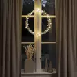 valokranssi hopea 45cm led - Valokoristeet - 7318307883039 - 1