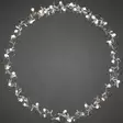 hopeanvärinen led-kranssi 45 cm konstsmide - Valokoristeet - 7318307883039 - 2