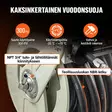 Vevor dieselletkukela automaattisella kelauksella - Polttoaineletkut - 6438471033519 - 2