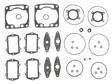 Yläpään tiivistesarja Arctic Cat 600 LC - Moottorikelkan yläpään tiivistesarjat - 6438235153309 - 2