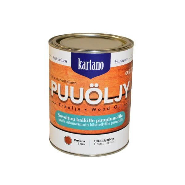 Ruskea puu=C3=B6ljy - Puuöljyt ja suoja-aineet - 6438168097909 - 1