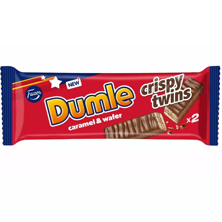 Dumle crispy twins vohvelisuklaapatukat - Patukat - 6416453076969 - 1