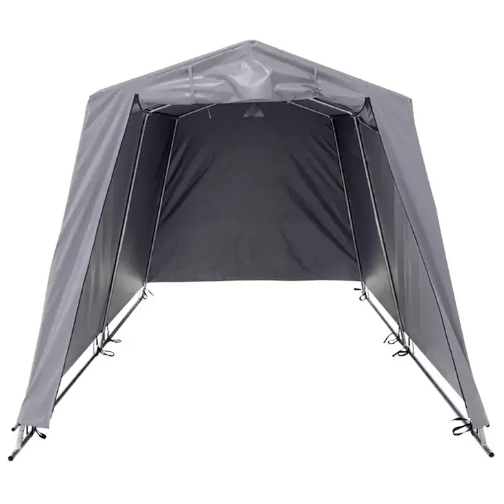 Norfolk pressutalli 3,4 x 2 m etuovi avattuna - Autotallit ja pressutallit - 6430079602029 - 1