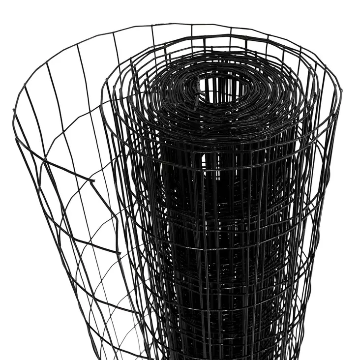 Aitaverkko 80 cm x 20m musta - Aitaverkot ja koiraverkot - 6438168115139 - 1