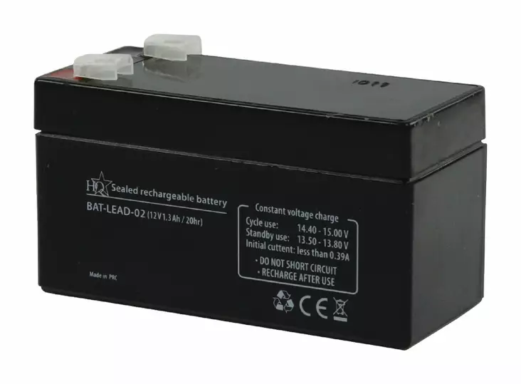 Akku 12V 1,3Ah 97x52x43mm - Pienkoneakut 2-5Ah - 5412810284139 - 1