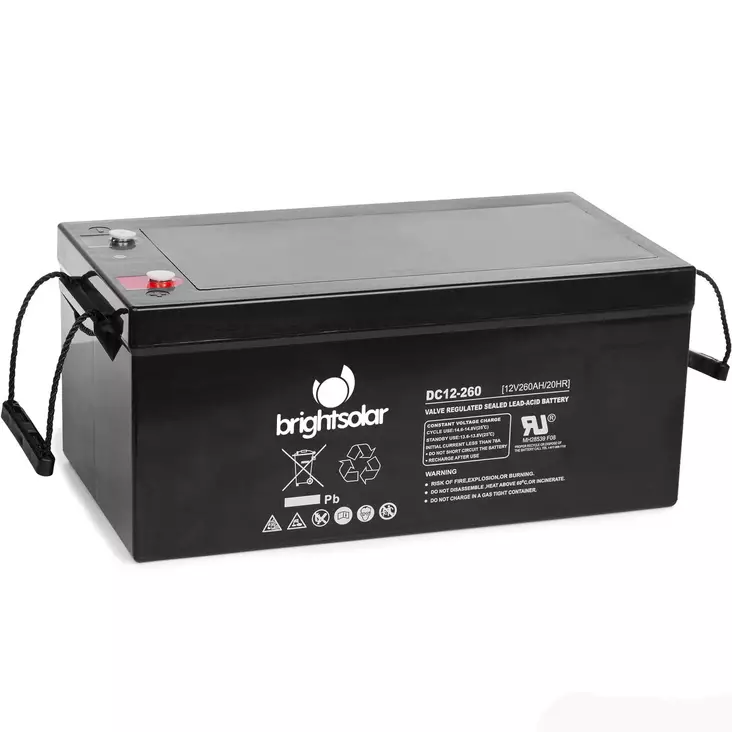 aurinkopaneelijärjestelmän akku 260Ah brightsolar - Aurinkopaneelin akut - 6438014197999 - 1