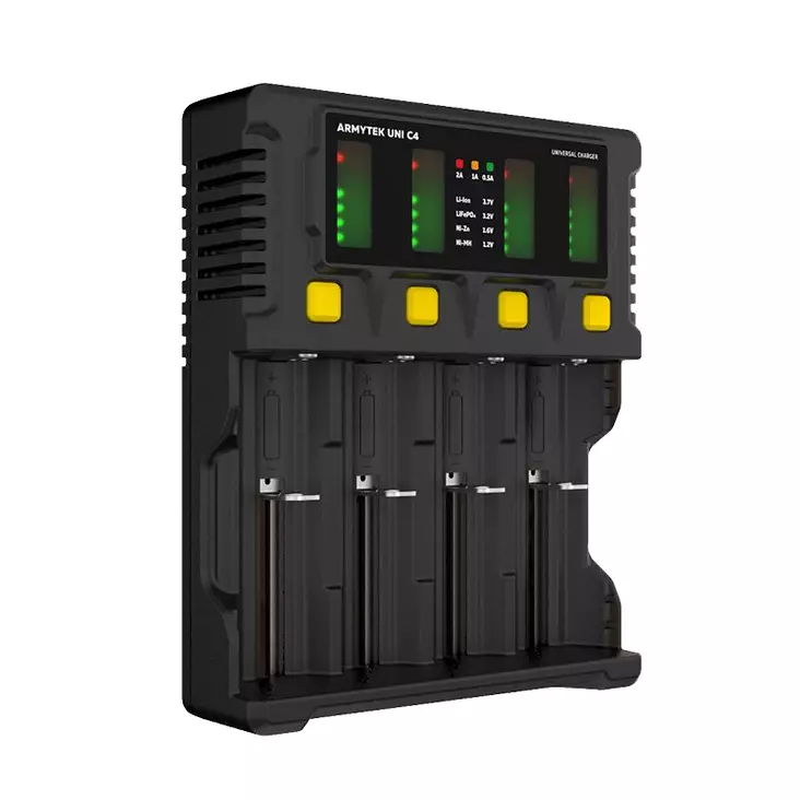 akkulaturi uni C4 plug type C - Akkuparistolaturit ja paristotesterit - 6957713002309 - 1