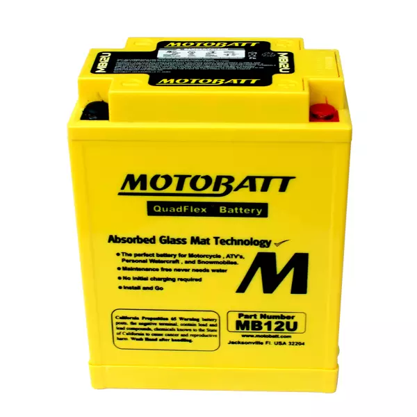 Akku Motobatt MB12U 12V 11,6Ah 200A - Pienkoneakut 10-30Ah - 6947312400149 - 2