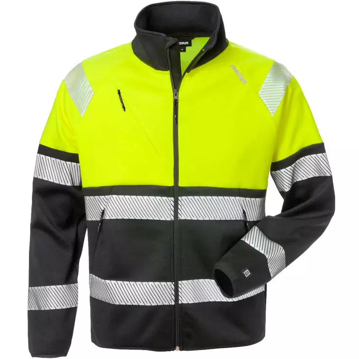 High vis collegetakki 4517 ssl  joustava huomiotakki vetoketjutaskuilla - Työtakit ja työpaidat - 7322302837349 - 1