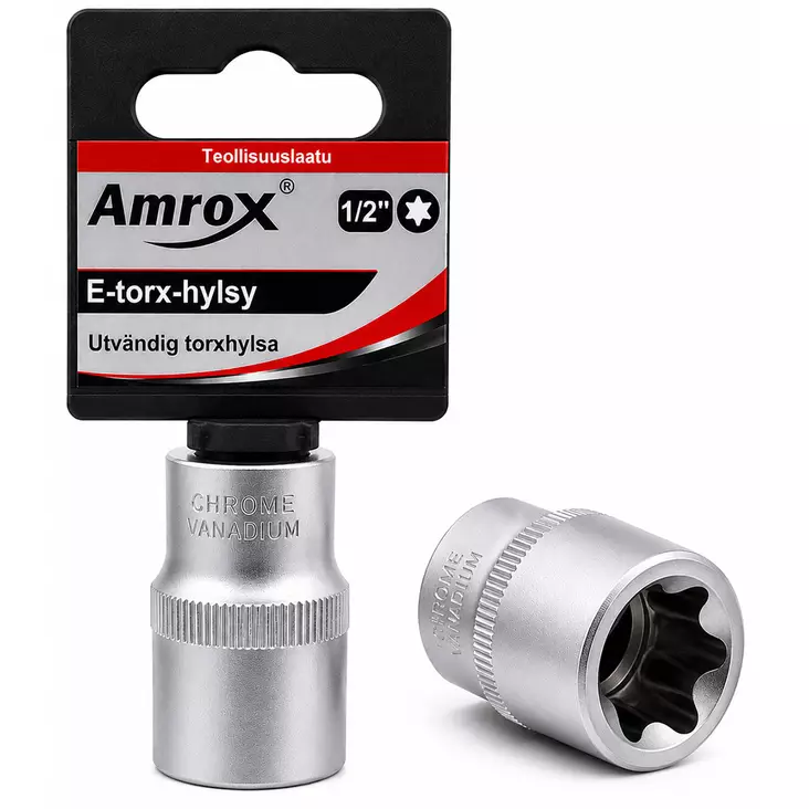 E torx hylsy amrox - Hylsyt ja konehylsyt - 6420286907949 - 1