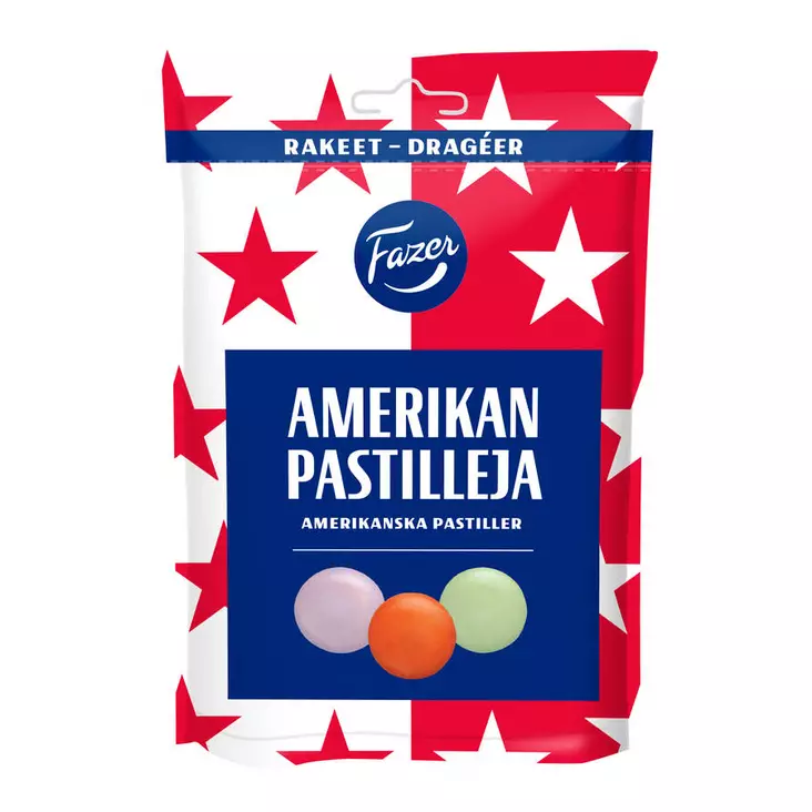 amerikan pastillit pussissa 175g - Karkkipussit - 6416453039919 - 1