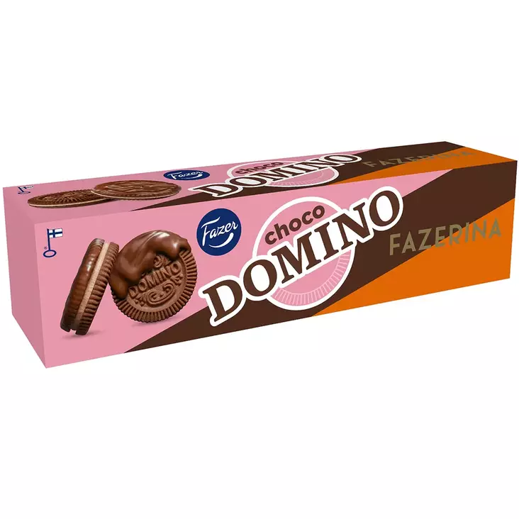 Fazer domino choco fazerina - Keksit ja naposteltavat - 6416453555259 - 1