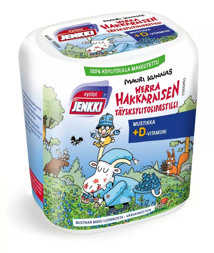 Herra Hakkarainen mustikka pastilli - Pastillit ja purukumit - 6420256422489 - 1