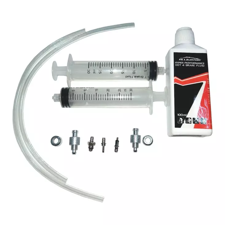 hydraulijarrujen ilmaussarja alligator - Polkupyörän voiteluaineet ja työkalut - 6438131046729 - 1