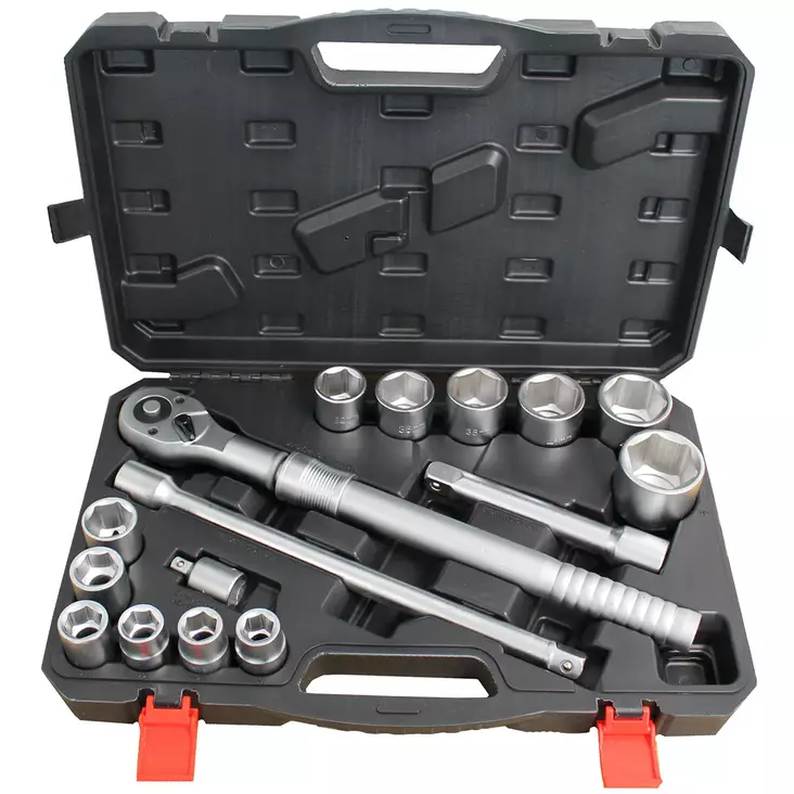 Hylsysarja 16 osainen 19 50 mm - Työkalusarjat ja hylsysarjat - 6430074697549 - 1