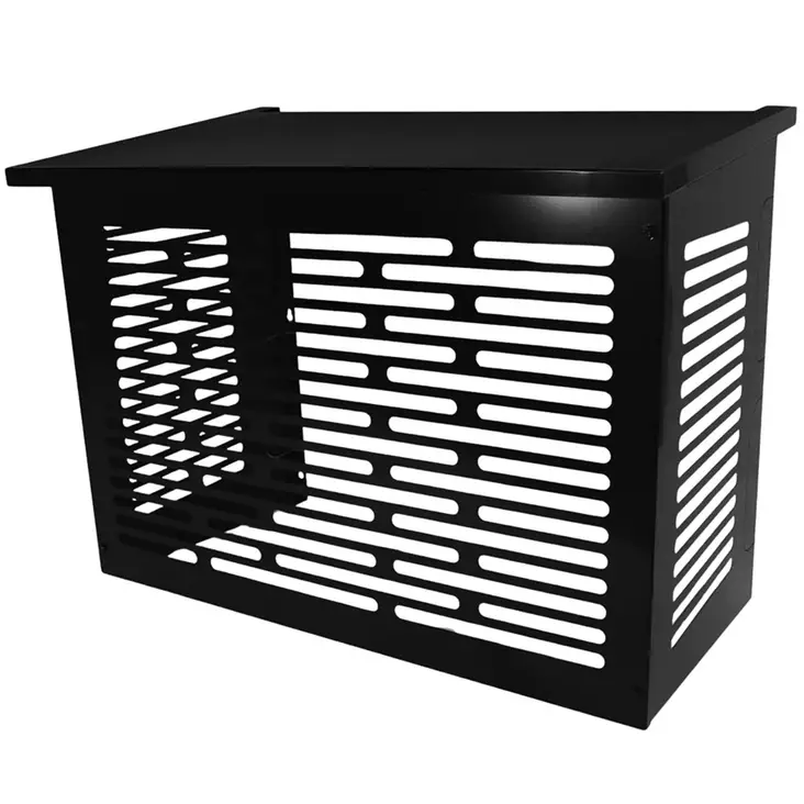 Ilmalämpöpumpun suojakotelo musta - Ilmalämpöpumput - 6430077740389 - 1