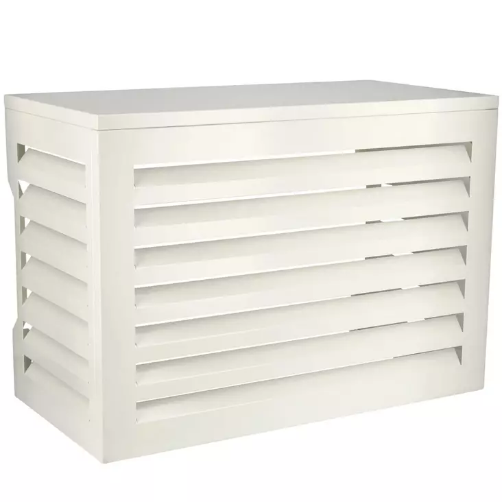 Valkoinen frezzer ilmalämpöpumpun suojakotelo ulkoyksikölle - Ilmalämpöpumput - 6438014367149 - 1