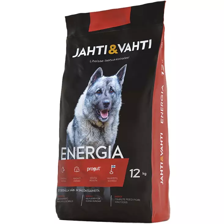 Jahti ja vahti energia 12 kg koiranruoka - Koiranruoka - 6417679047719 - 1
