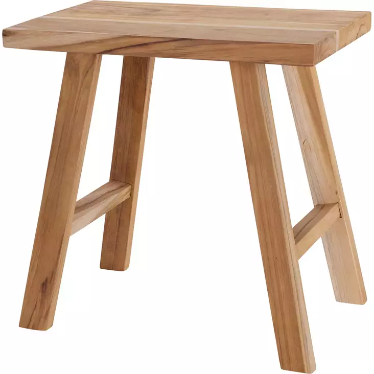 Teak jakkara 25x40x40 cm - Rahit, tuolit ja penkit - 8721037780759 - 1