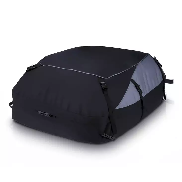 Kattolaukku autoon 350l musta - Auton kattotelineet ja pyörätelineet - 6438471013689 - 1
