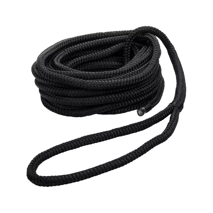 Kiinnitysköysi Qvarken Dockline silmukalla 12mm 6m musta - Veneen kiinnitysköydet ja kettingit - 6438235214369 - 1