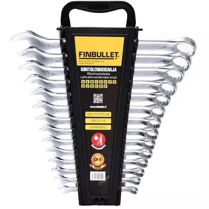 Kiintolenkkisarja 14 osainen - Kiintolenkkiavaimet ja räikkälenkit - 6438152028049 - 1