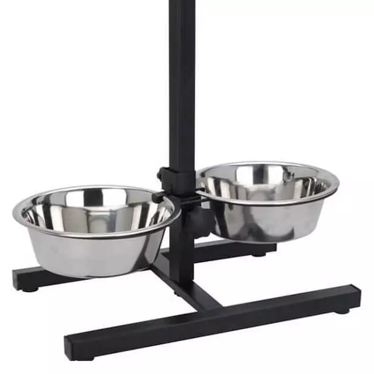 Koiran ruokakuppi telineessä - Koiran ruokailutarvikkeet - 8718158860439 - 1