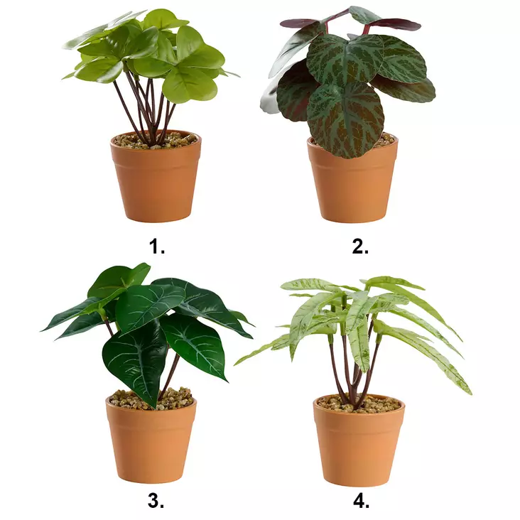 Aidonnäköinen tekokasvi ruukussa - Tekokasvit ja tekokukat - 5709386726829 - 1