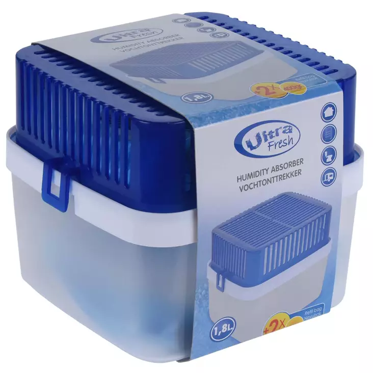 Kosteudenpoistaja 1800ml - Kosteudenpoistajat - 8719202984859 - 1