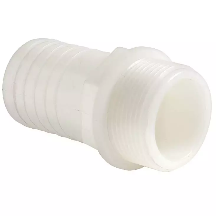 Letkuliitin 1 1/4"x38mm suora - Veneen läpiviennit ja putkiosat - 8033137157479 - 1