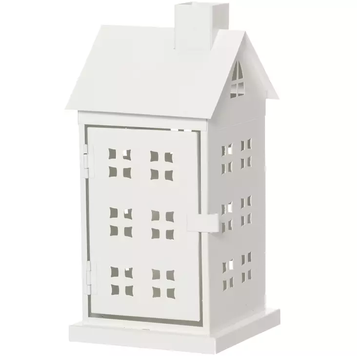 Talolyhty 4living hus valkoinen 25 cm - Lyhdyt - 6410416406589 - 1